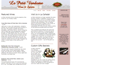 Desktop Screenshot of lepetitvendome.com